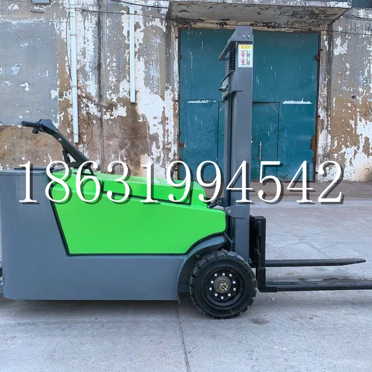 南宁市小型电动叉车1吨2吨步行站驾式电瓶堆高充电装卸车液压升降车铲车