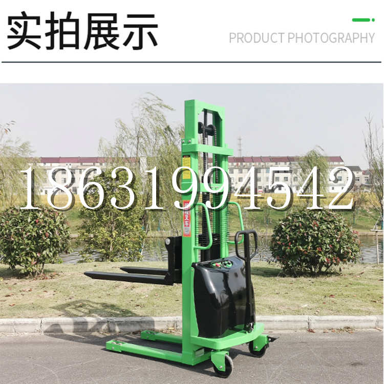 南宁市电动叉车堆高车液压铲车电瓶1吨2吨站驾步行式小型全自动叉车